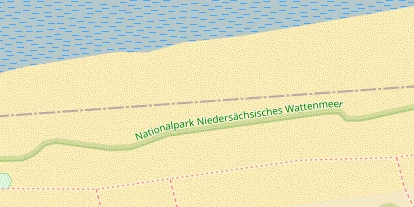 Kitespot auf Satellitenbild