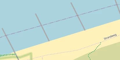 Kitespot auf Satellitenbild