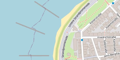 Kitespot auf Satellitenbild