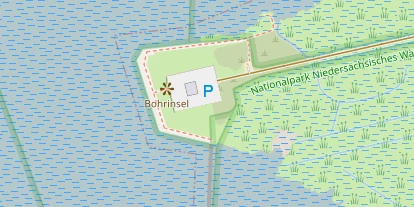 Kitespot auf Satellitenbild