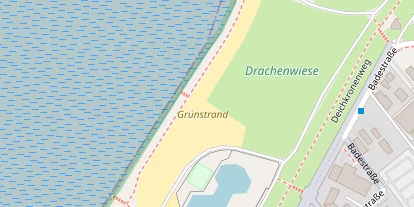 Kitespot auf Satellitenbild