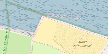 Kitespot auf Satellitenbild