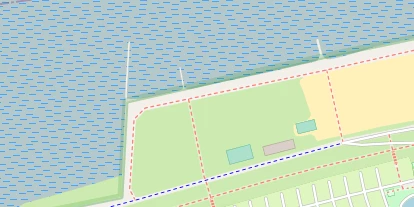 Kitespot auf Satellitenbild